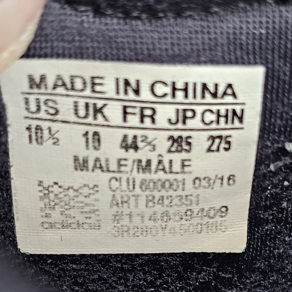 Adidas Alphabounce Core Black Shock Purple Running Shoes B42351 Mens Size 10.5 ! - Picture 8 of 8